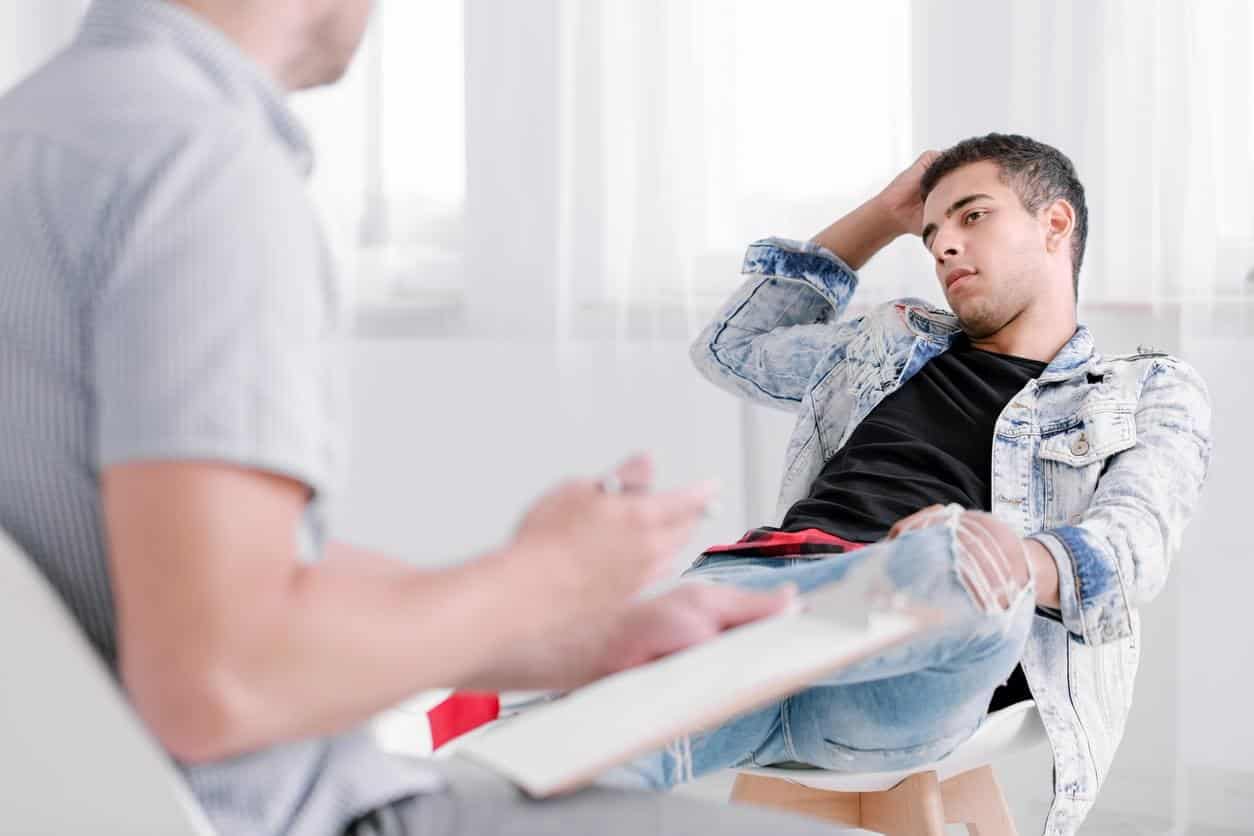 Man With Drug Addiction Seeking Help