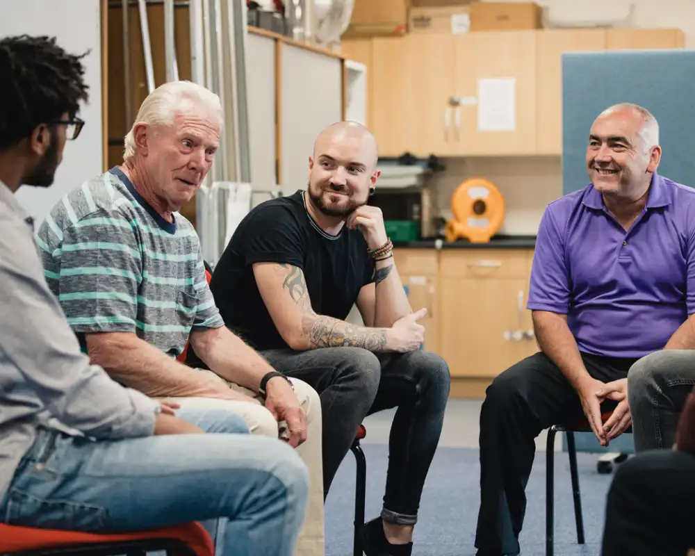 Alcohol rehab mansfield support group in session