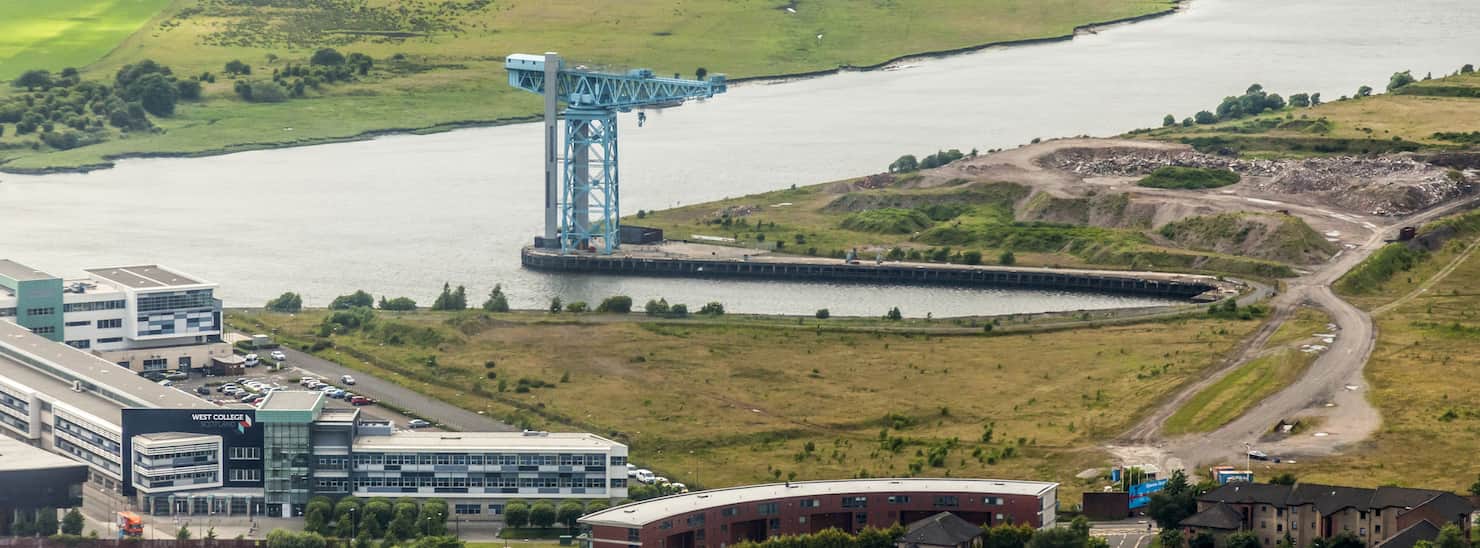 Cyldebank aerial view rehab