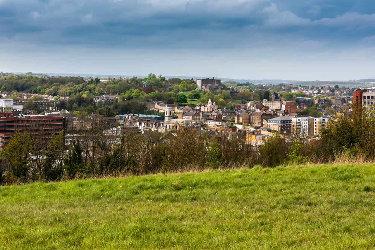 beautiful overview of Gillingham