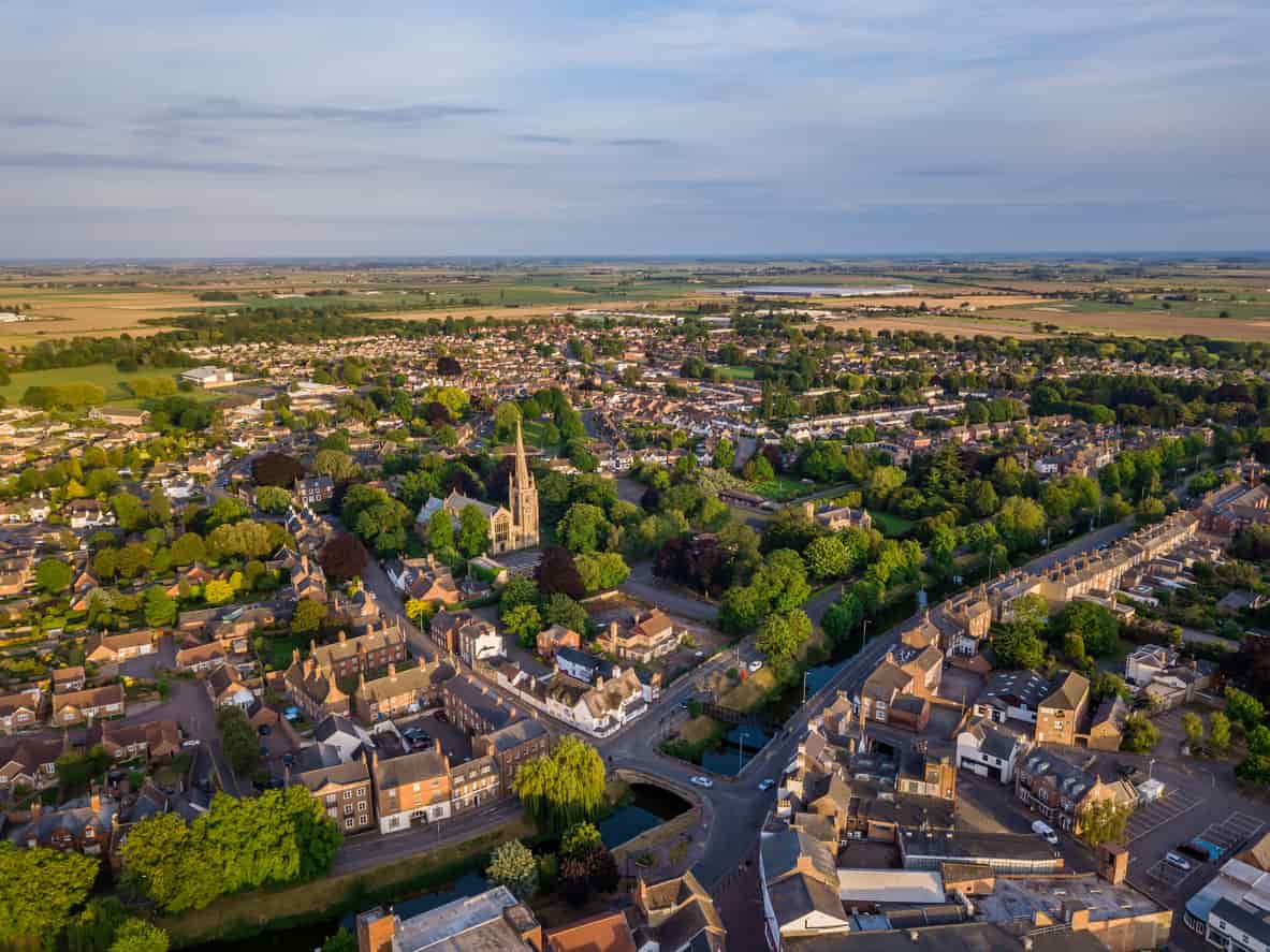Aerial View of Stroud