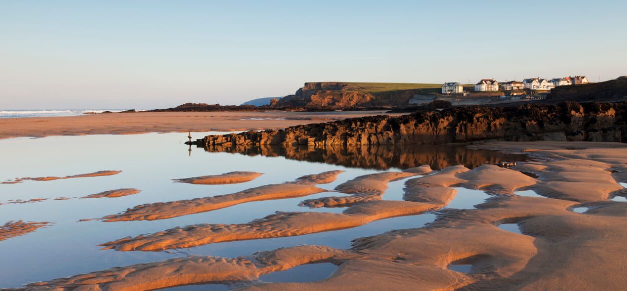 Drug and Alcohol Rehab Bude. An image of Summerleaze Beach, Bude Cornwall